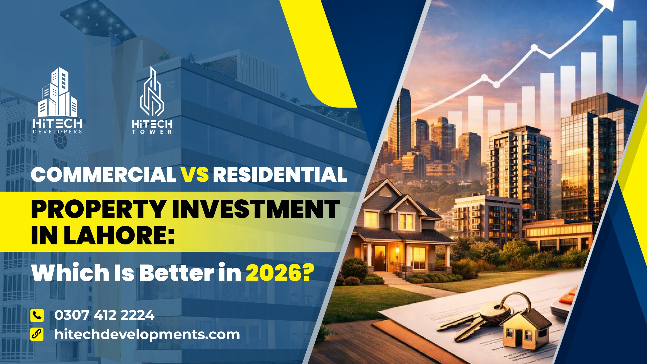 Commercial vs Residential Property Investment in Lahore: Which Is Better in 2026?