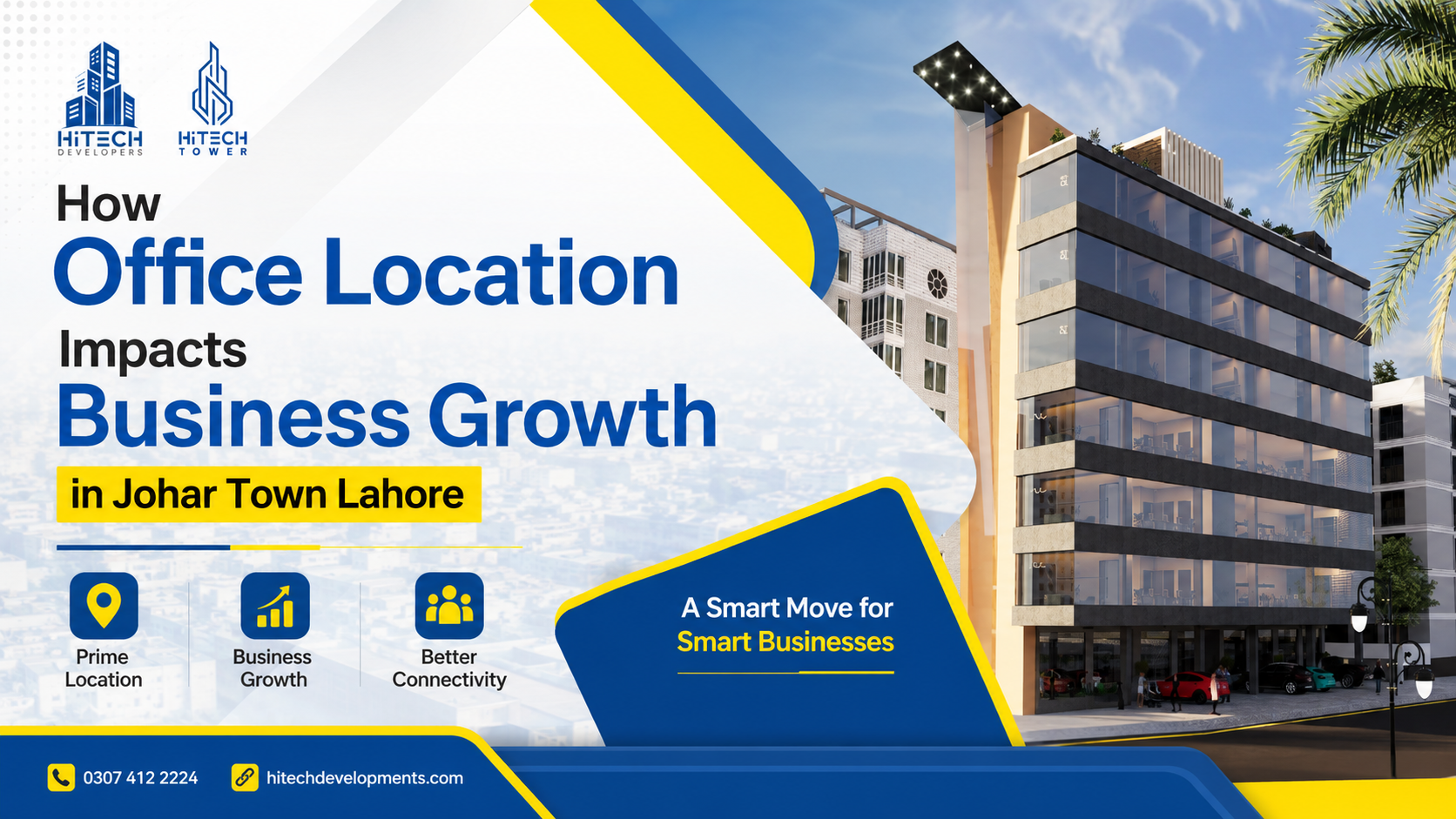 How Office Location Impacts Business Growth in Johar Town Lahore