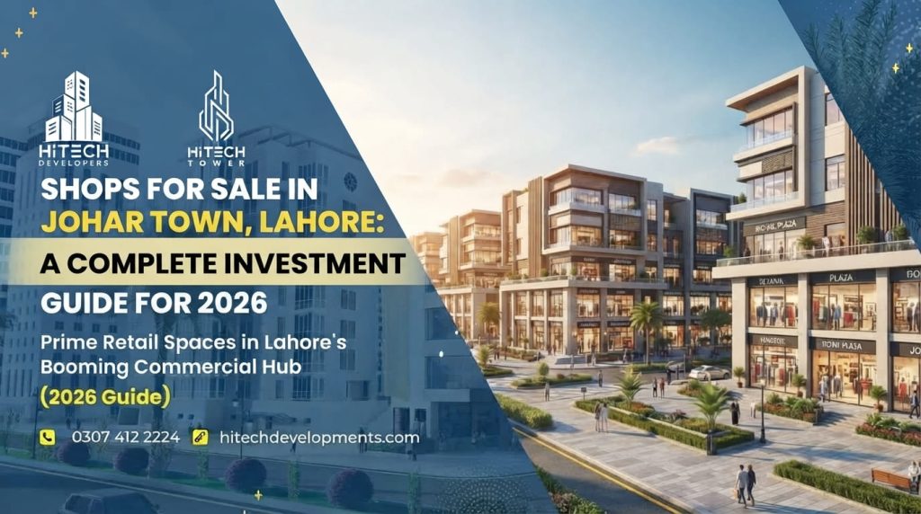 Shops for Sale in Johar Town, Lahore
