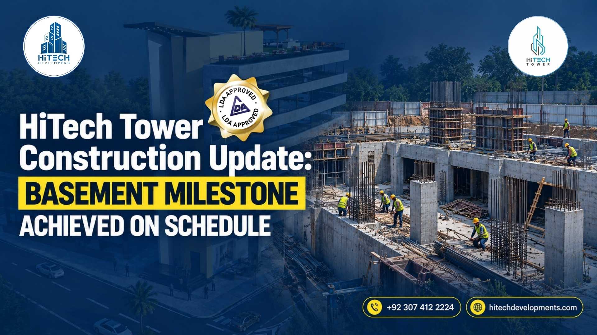 HiTech Tower construction update October 2026